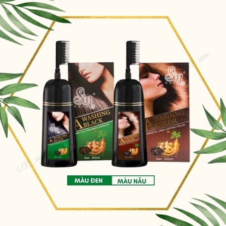 Dầu gội phủ bạc nhuộm tóc sin hair 500ml.