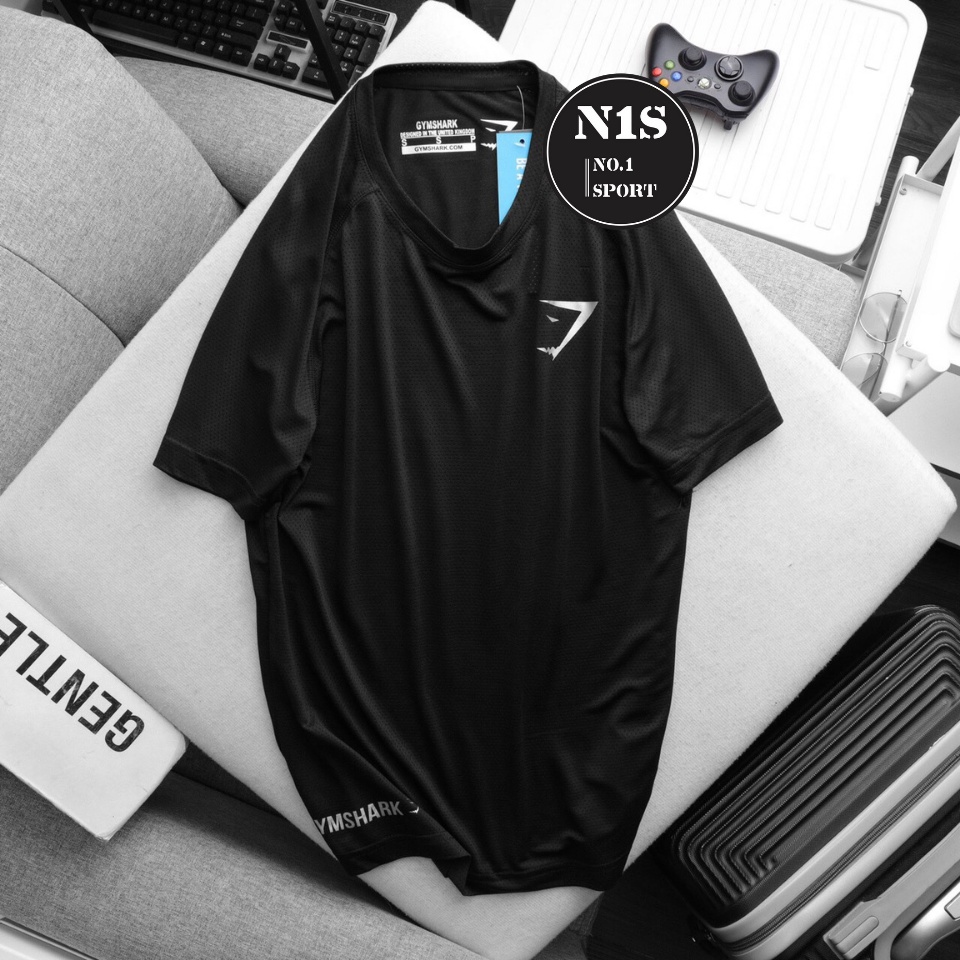 Áo thun Gymsharl Lỗ Kim Siêu Co Giãn