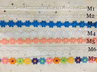 Khăn bandana mẫu lưới phối ren