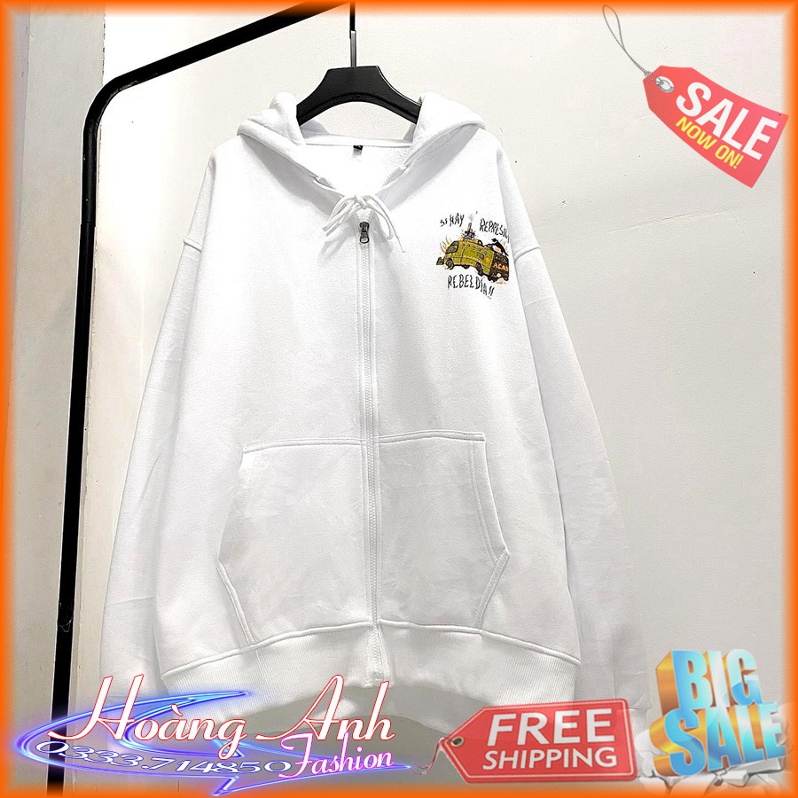 𝐅𝐑𝐄𝐄𝐒𝐇𝐈𝐏_ÁO HOODIE - ÁO KHOÁC NỈ Dây Kéo Tank (HD1330 - Ảnh Thật) | BigBuy360 - bigbuy360.vn