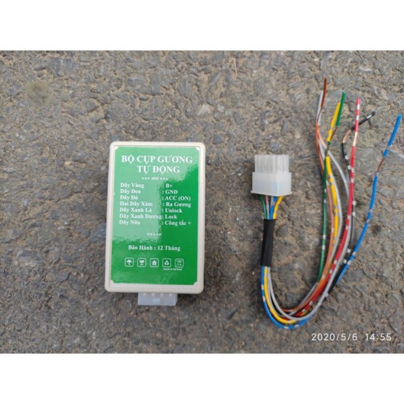 Hộp khoá cửa gập gương hộp điều khiển khoá cửa gập gương tự động . Hộp điều khiển gập gương tự động ANT