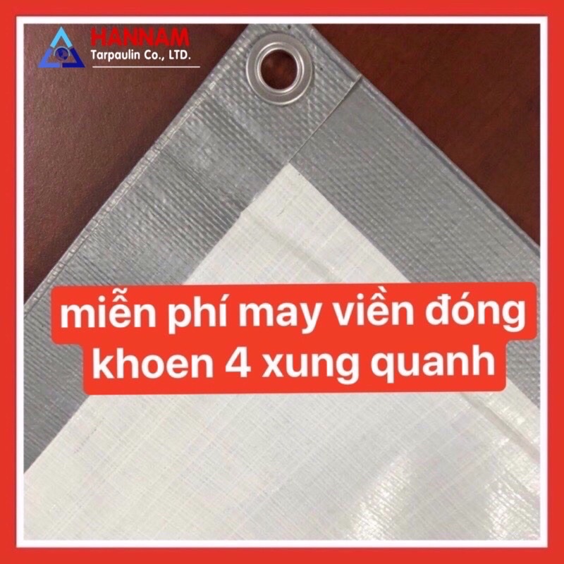 [Loại Dày]Tấm Bạt Che Mưa Nắng, Che cây, che sân vườn Hàn Quốc 01 mét vuông .