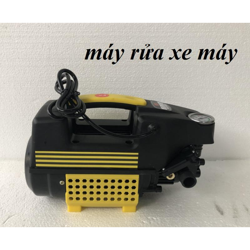 Máy rửa xe mini gia đình áp lực cao - Lõi đồng 100% - Tặng Bình Xà Phòng , Máy rửa xe chất lượng