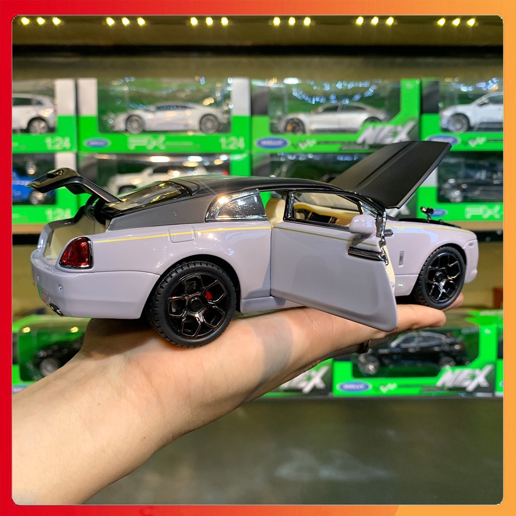 Mô hình xe Rolls Royce Wraith tỉ lệ 1:22 Double Horses