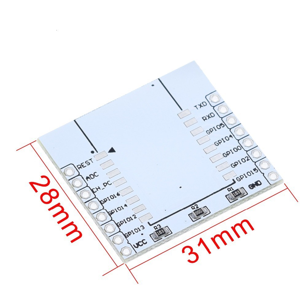 Đế hàn ra chân ESP8266 chân dán - 12A4