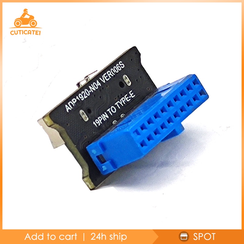 Bảng Mạch Chính Usb 3.0 19pin Sang 3.1 Type-C 180 Chuyển 20 Sang 19 Pin Cao Cấp