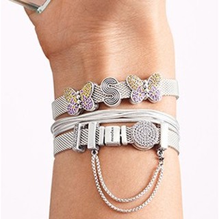 Silver Letter Clip Charm