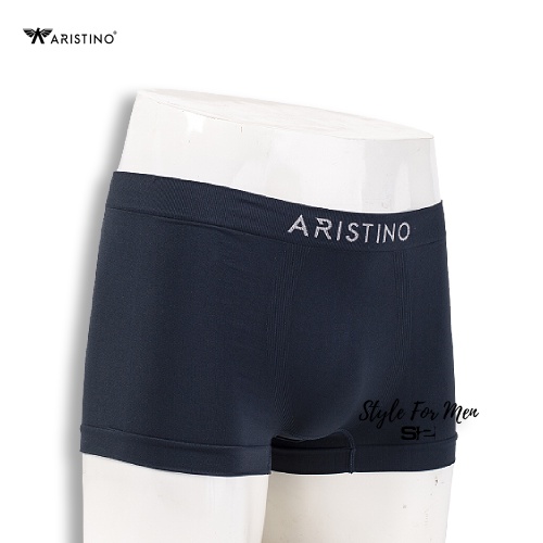 Quần Sịp/Lót Nam ARISTINO Cotton Cao Cấp ABX069 Dáng Boxer Cạp Không Đường Dệt Liền May Co Giãn 4 Chiều Mềm Mát Mịn