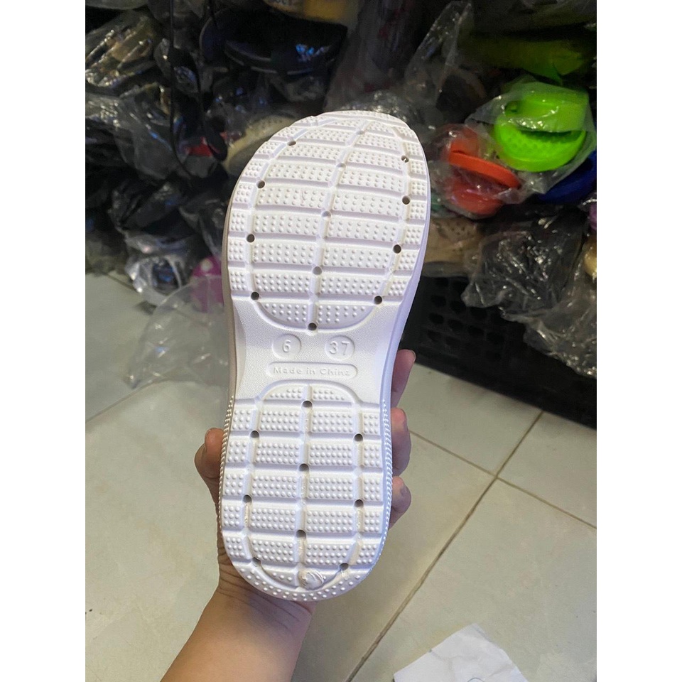 GIÀY SANDAL ĐẾ CAO 5CM SIÊU NHẸ 2 DÂY NỮ NHIỀU MÀU ĐẸP SIZE 36-40 KÈM STICKER ĐẸP
