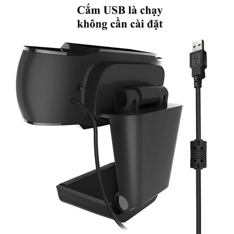 Webcam pc laptop HXSJ S20 học online,trực tuyến tích hợp Mic truyền tải HA âm thanh trung thực | BigBuy360 - bigbuy360.vn