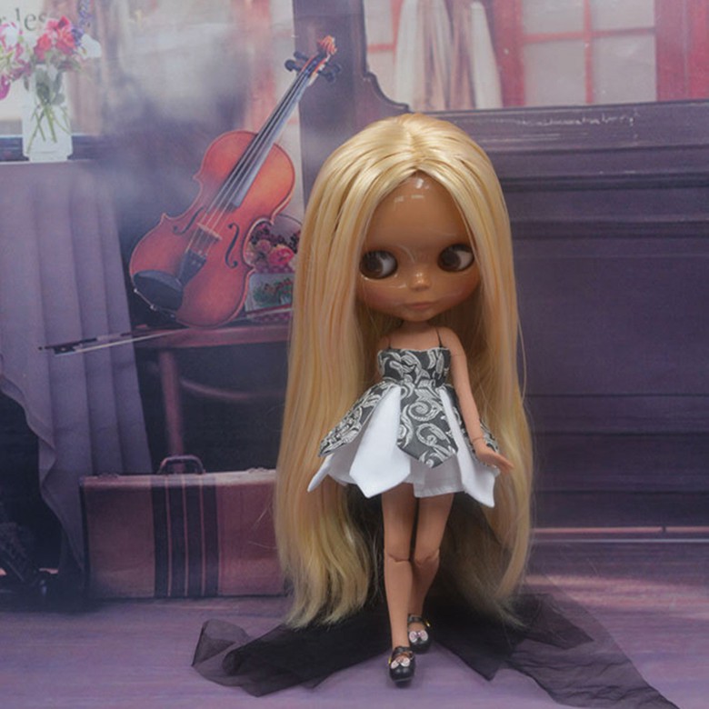 Blythe Doll, Búp bê BJD khỏa thân tùy chỉnh với làn da đen 1/6 BJD Quà tặng đồ chơi giá đặc biệt