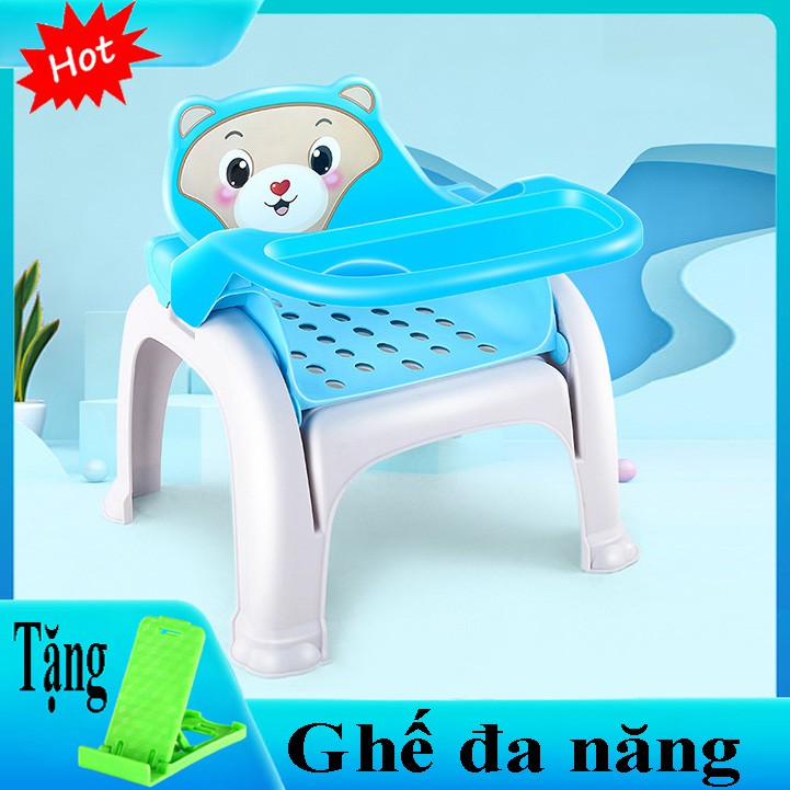 Ghế ăn dặm đa năng 3in1 - Ghế ăn,ghế ngồi, ghế nằm gội đầu cho bé-Dành cho bé 4 tháng tuổi trở lên-Kèm theo quà hấp đẫn