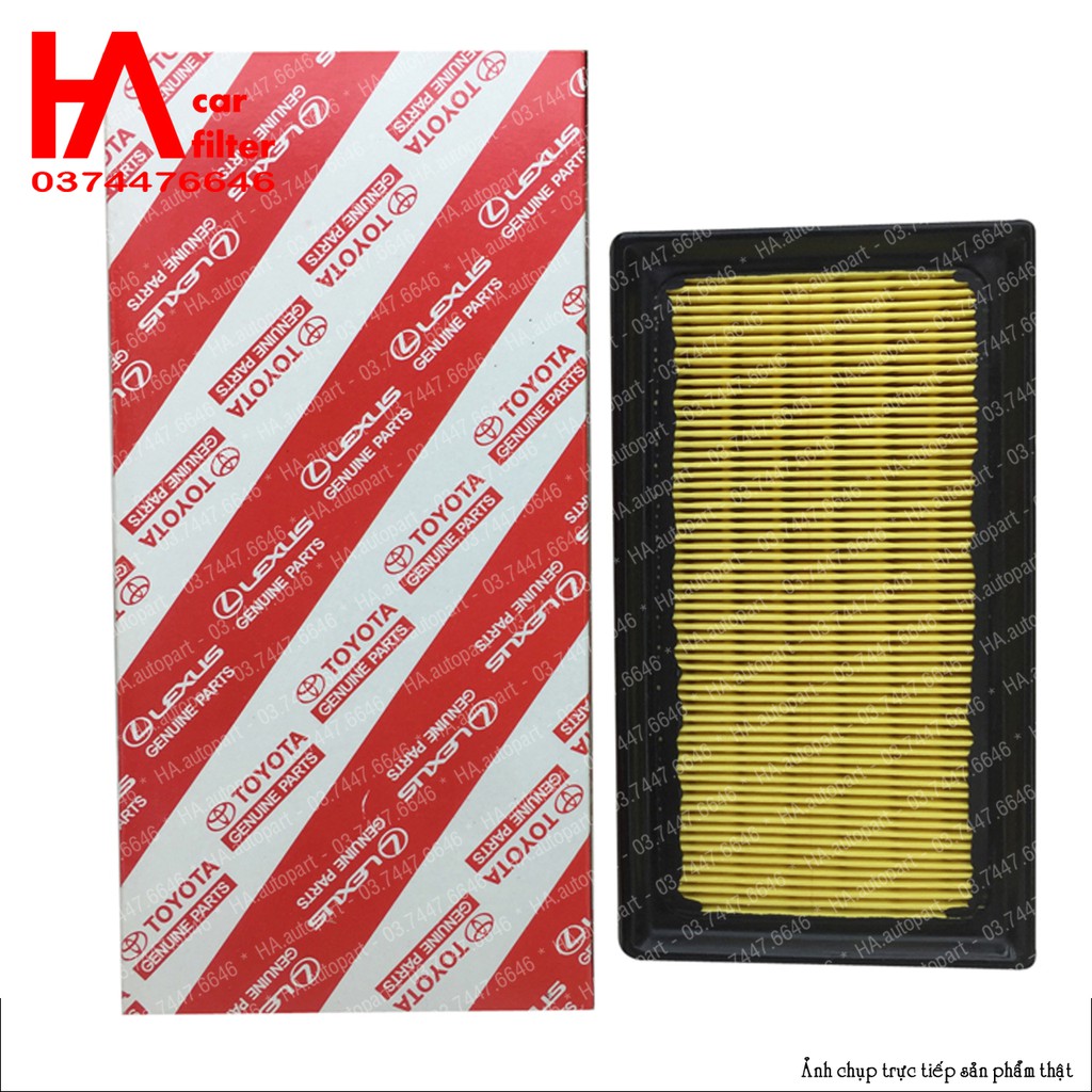 Lọc gió động cơ Toyota Wigo. Mã 17801-BZ130