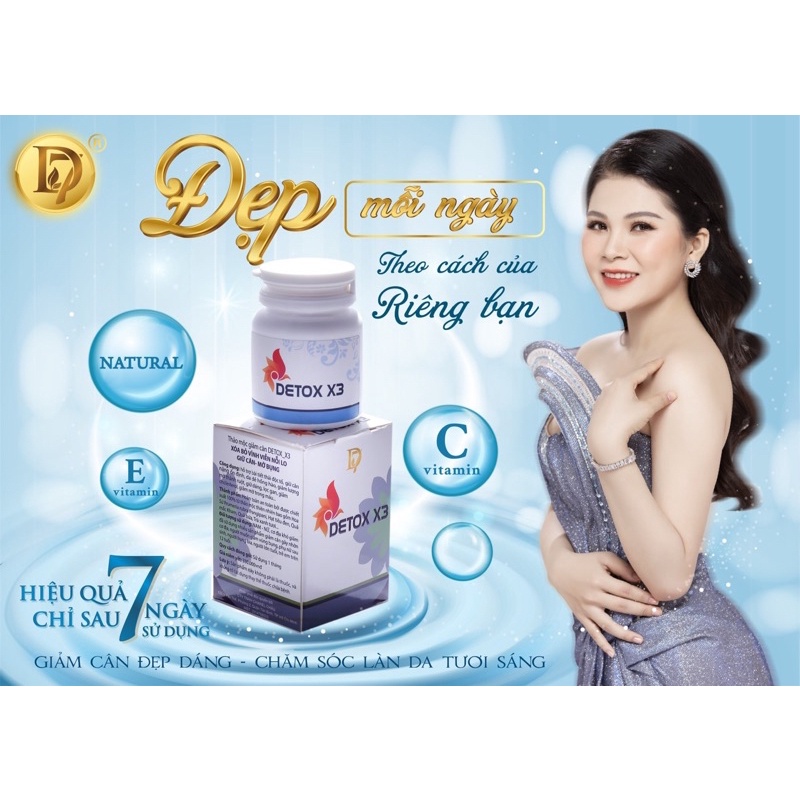 1/2Detox x3 Chuyên giảm bụng ( 55-60v)