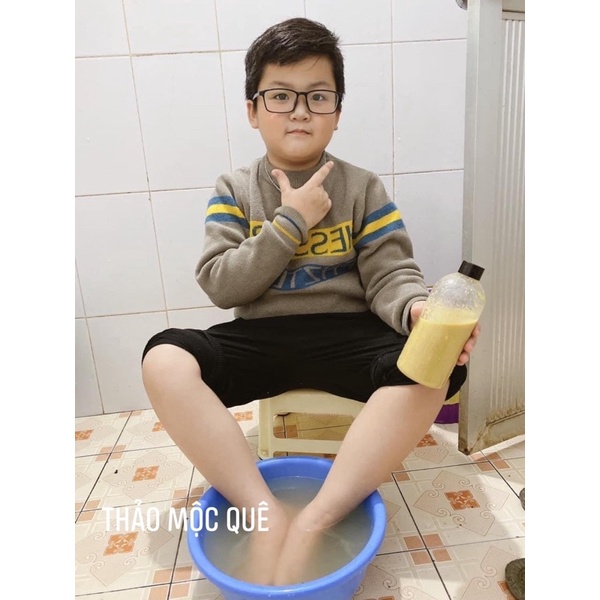 Cốt gừng tràm tỏi ngâm đánh gió, tắm cho e bé