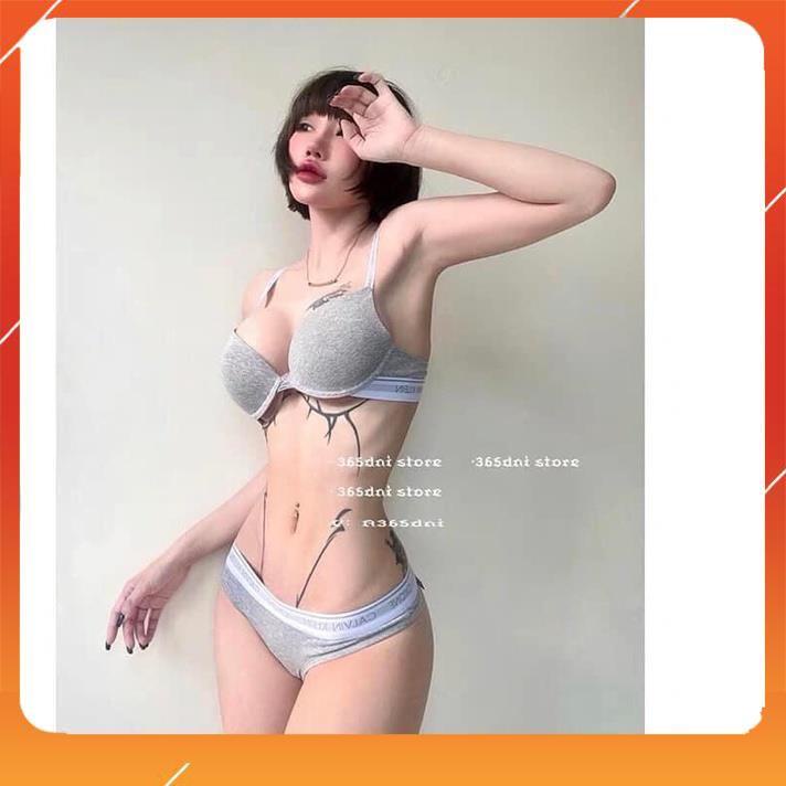 [Mẫu mới 2022] Set bộ đồ lót nữ CK hàng cao cấp, áo có gọng, mút đệm mỏng,  Mã B26050