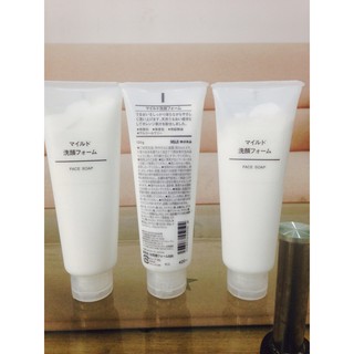 Sữa Rửa Mặt Dưỡng Ẩm Cho Mọi Loại Da Muji Face Soap 120g Nhật Bản