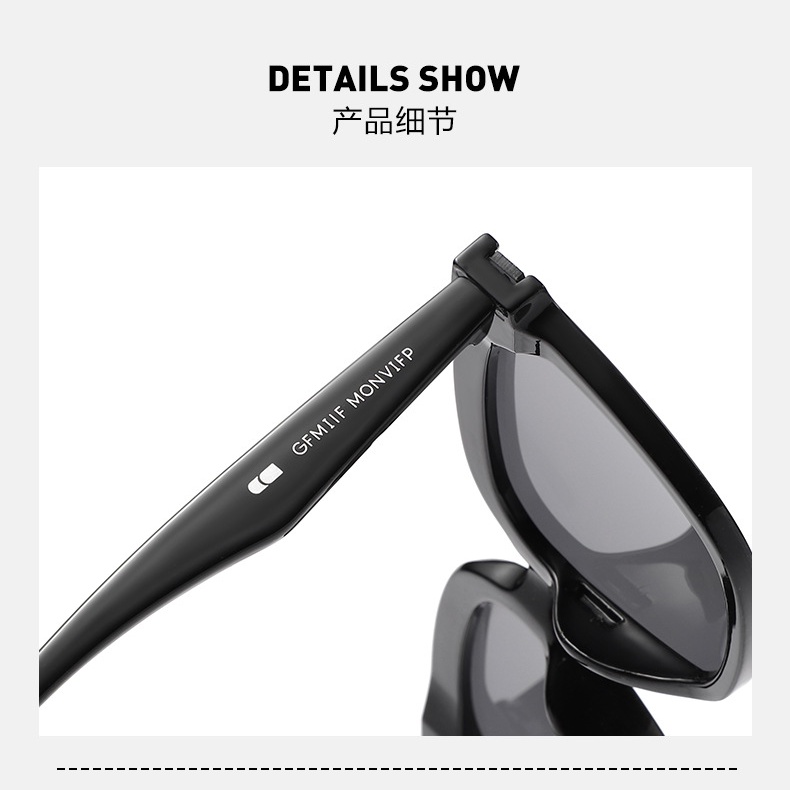 Kính mát gọng vuông bản to chống tia uv400 thời trang dành cho nữ