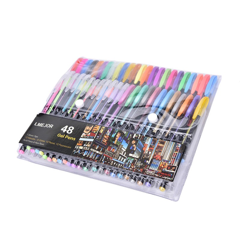 Set 48 Ruột Bút Mực Nước Đủ Màu