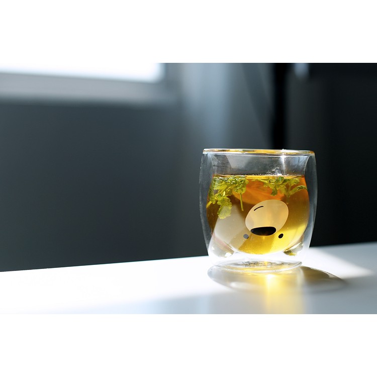 Ly cốc thuỷ tinh 2 lớp cách nhiệt hình anh em gấu Bare Bear Chúng tôi đơn giản là gâu