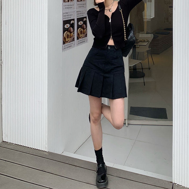 Chân Váy Nữ Lưng Cao Dáng Chữ A Thời Trang Phong Cách Hàn Quốc | BigBuy360 - bigbuy360.vn