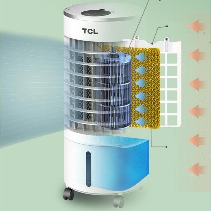 Quạt đá TCL mẫu tròn 12-20FRD  có khiển + 5 gel đá - Quạt hơi nước - Quạt điều hòa