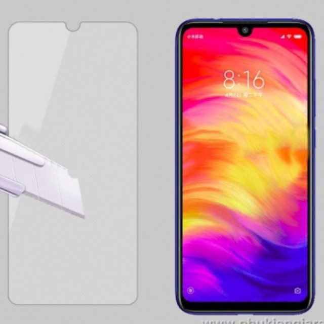 Cường lực Xiaomi Redmi Note 8 phụ kiện kèm theo đầy đủ