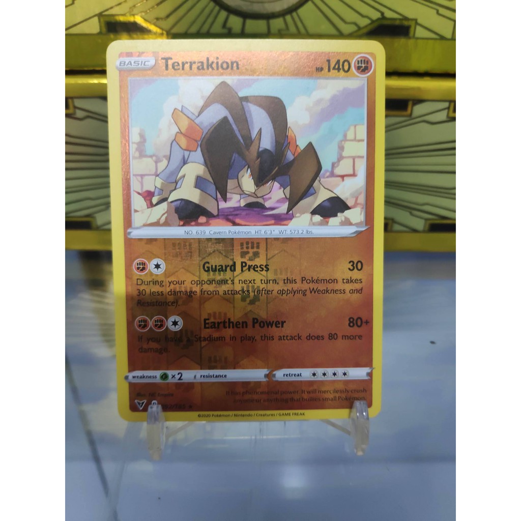 [ Dưa Hấu Yugioh ] Lá bài thẻ bài Pokemon Terrakion