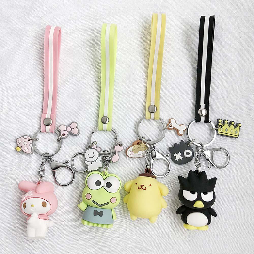 LILYES Móc Khóa Hình Kuromi Ếch My Melody Cinnamoroll Dễ Thương