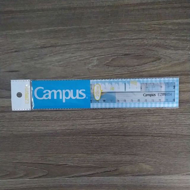 1 Cây thước kẻ 20 cm Campus EZMATH