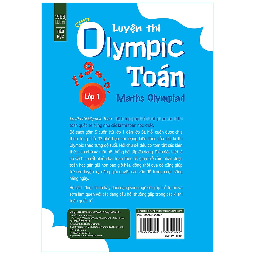 [Mã LIFEMALL995 giảm 10% đơn 99K] Sách - Luyện Thi Olympic Toán - Maths Olympiad - Lớp 1