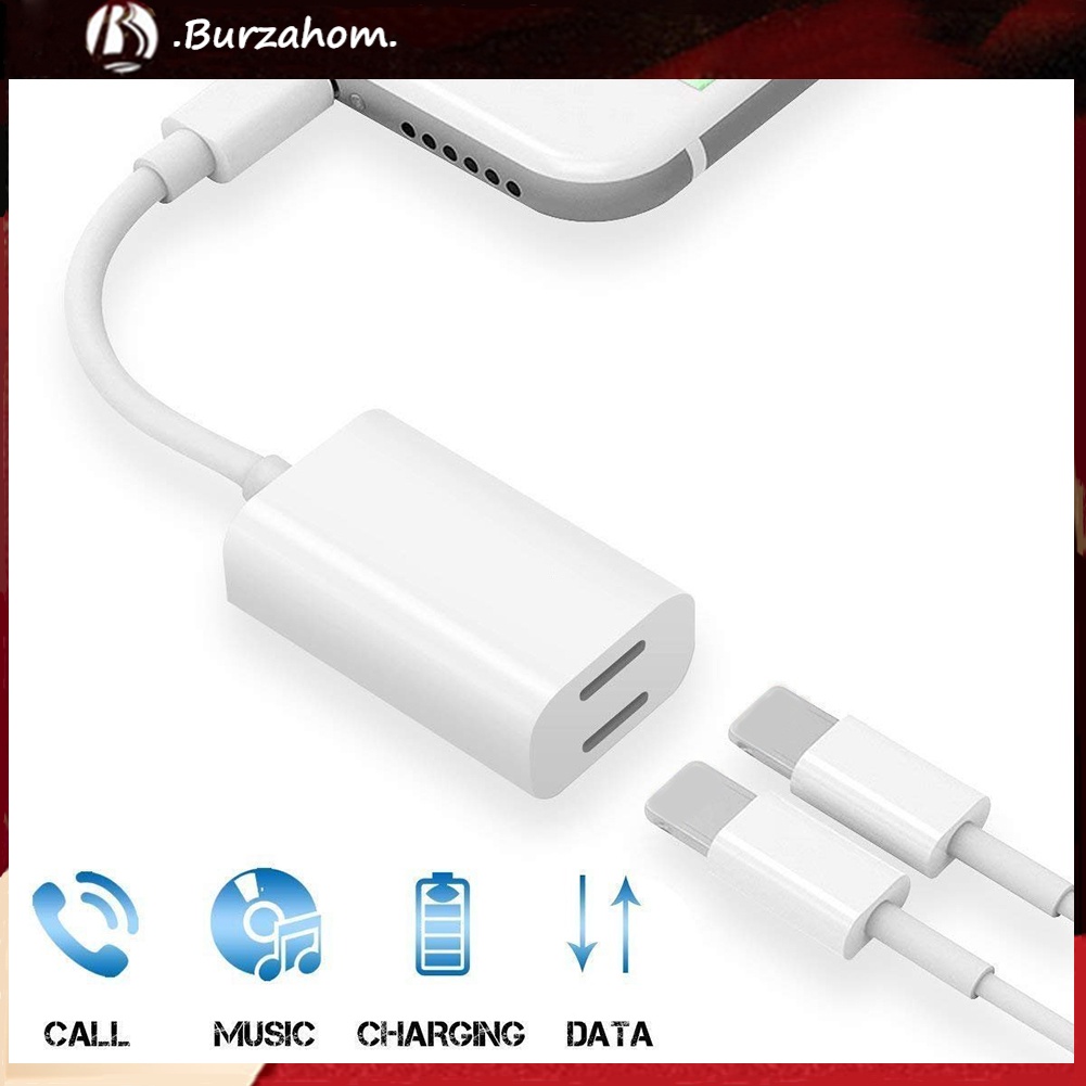 Đầu Chia Cổng Sạc Và Tai Nghe 2 Trong 1 Tiện Dụng Cho ip