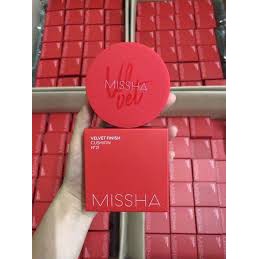 Phấn Missha Đỏ Missha Velvet Finish Cushion (Hộp Đỏ)