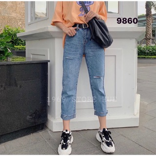 5 mã bò mới baggy , mã cuối là quần hách chân tất cả đủ size sml