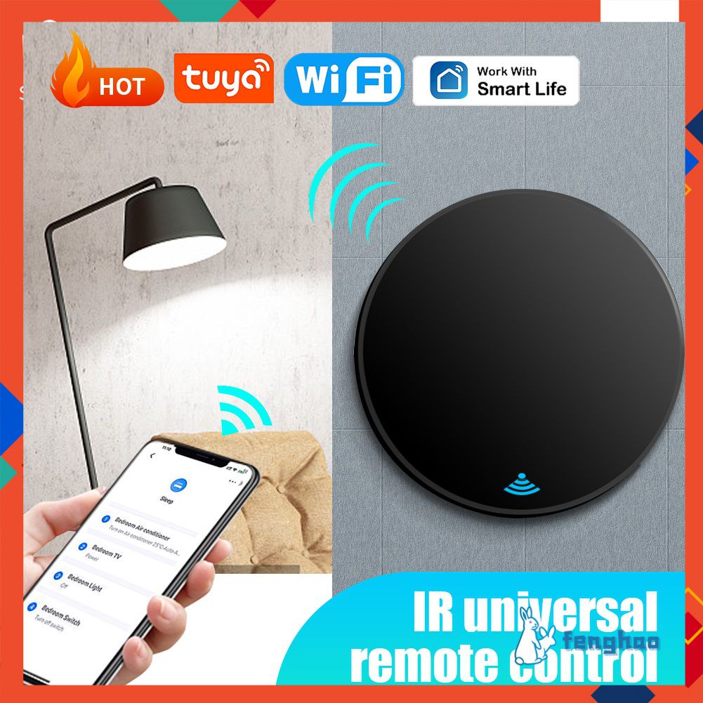 Bộ Điều Khiển Từ Xa Tuya Wifi Với Cảm Biến Nhiệt Độ Và Độ Ẩm Ứng Dụng Điều Khiển Giọng Nói Cho Máy Điều Hòa Không Khí Truyền Hình Người Hâm Mộ Alexa Google Home