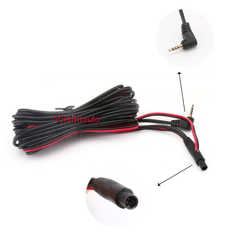 Camera lùi ô tô lắp cho Camera giám sát hành trình jack cắm 2.5mm loại 5 chân | BigBuy360 - bigbuy360.vn