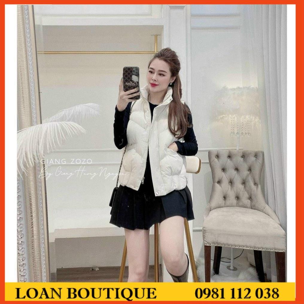 ÁO KHOÁC PHAO GILE SIÊU NHẸ CAO CỔ PHOM ĐẸP