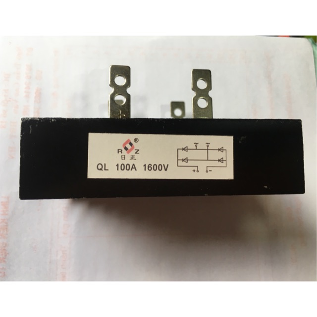 Cầu Diode Chỉnh Lưu 100A - 1600V (4 chân 1 pha)
