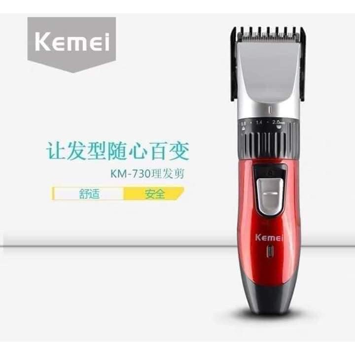 Tông đơ cắt tóc Kemei sạc điện pin khỏe máy bền