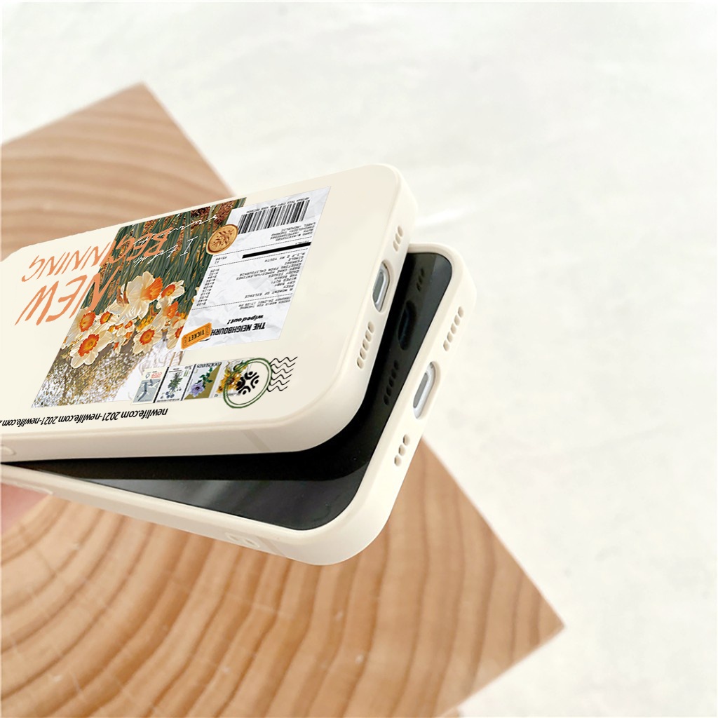 Ốp lưng iphone vuông cạnh ốp iphone 11 pro max New Beginning đủ mã 6/6plus/7plus/8/x/xsmax/12promax e88