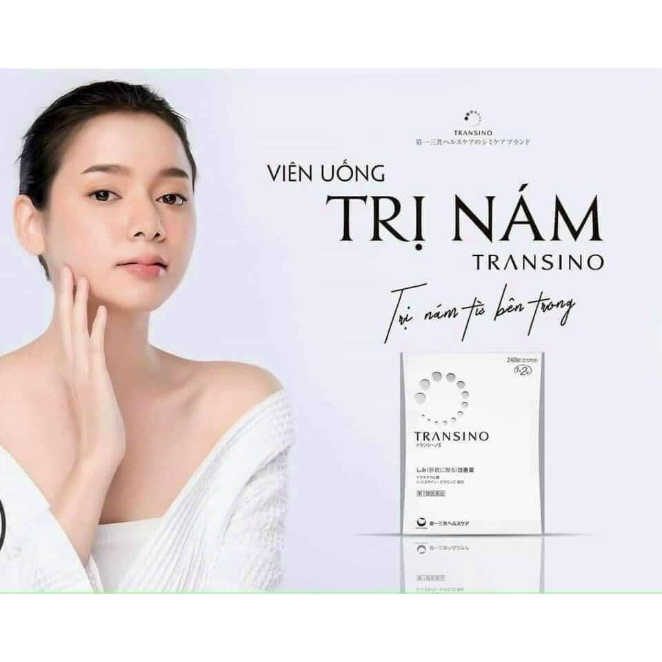 Viên trắng da chống nám Transino 240 viên Nhật Bản chính hãng