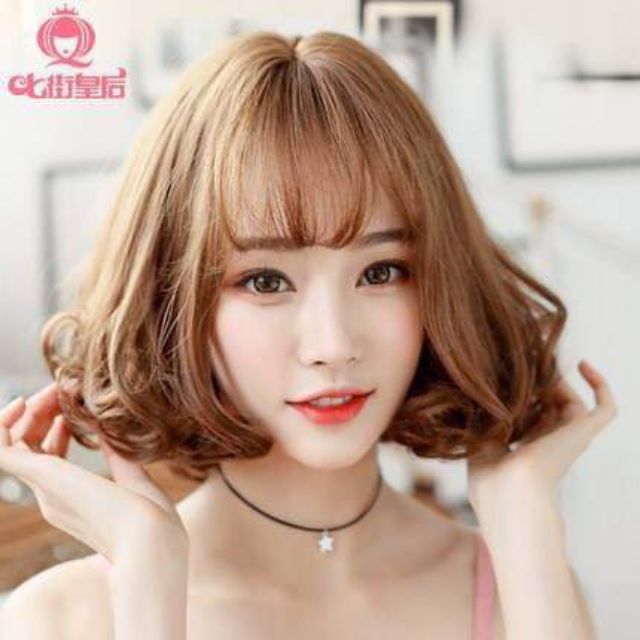 TÓC GIẢ NGẮN XOĂN ĐUÔI STYLE HÀN QUỐC NGUYÊN ĐẦU HÀNG TƠ CAO CẤP CỦA NHẬT XUẤT KHẨU 👩👩👩