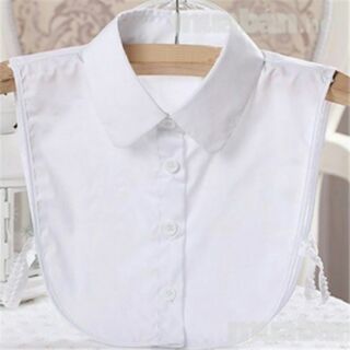 Cổ áo sơ mi giả,tròn nhọn