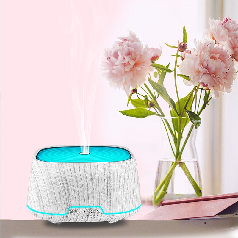 Máy Khuếch Tán Tinh Dầu Phun Sương Tạo Độ Ẩm GULIFE DV68 Mẫu đế vuông kết hợp Đèn Ngủ LED 7 Màu - bảo hành 12 tháng