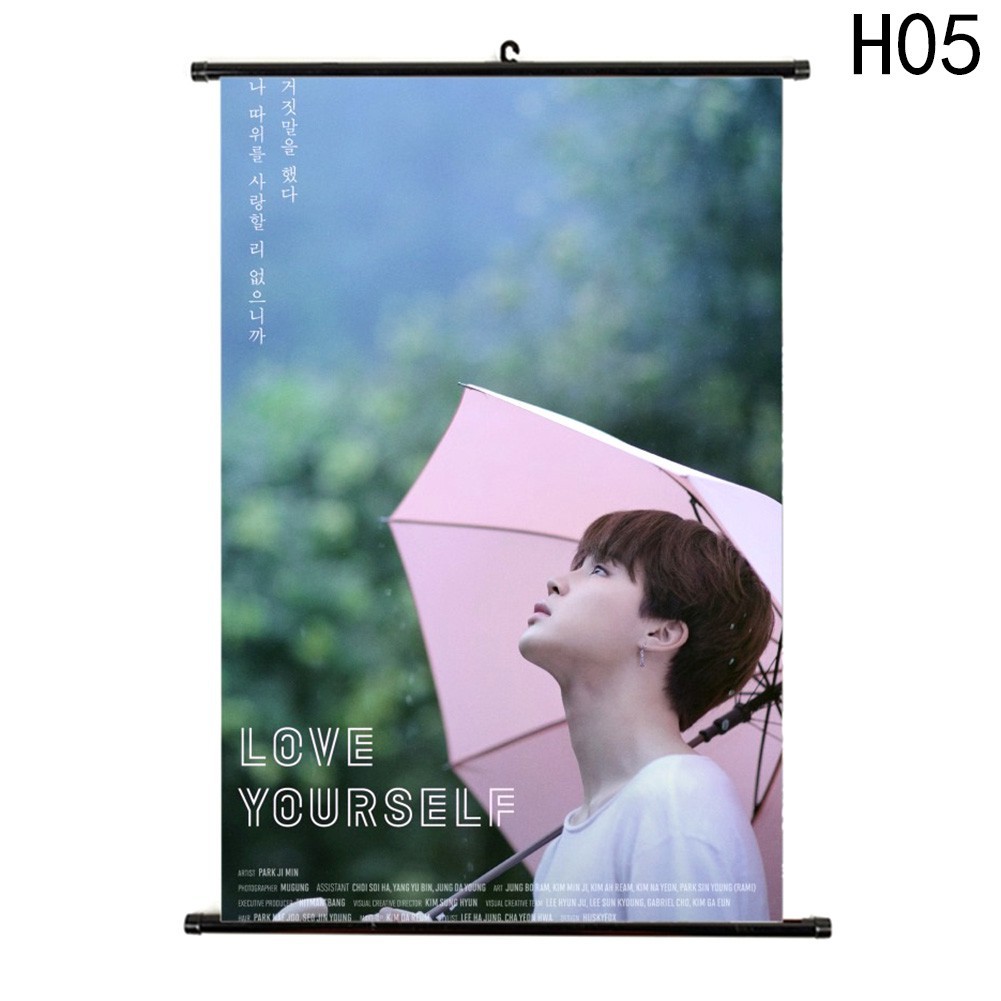 Poster treo tường trang trí hình nhóm BTS