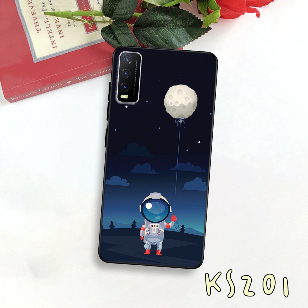 Ốp lưng Vivo Y20 - Vivo Y20s - Vivo Y12s - Ốp lưng in hình Phi hành gia cực hot