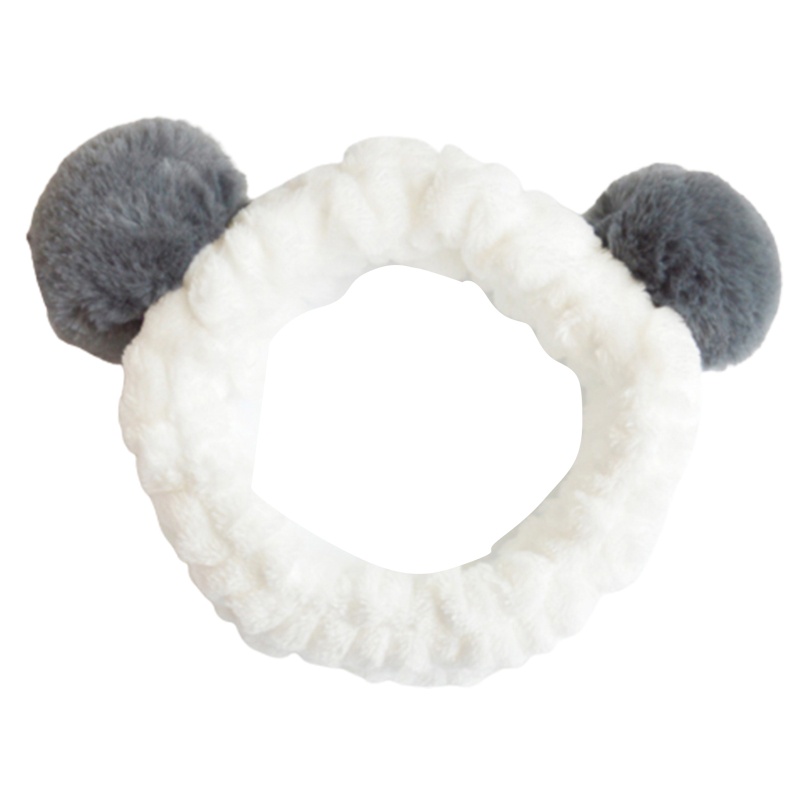 Băng Đô Cài Tóc Đính Bóng Lông Xinh Xắn Cho Nữ