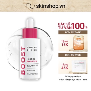 Tinh Chất Phục Hồi Làm Khỏe Và Săn Chắc Da Peptide Paula's Choice Peptide Booster 20ml - BS Nguyễn Đình Trung