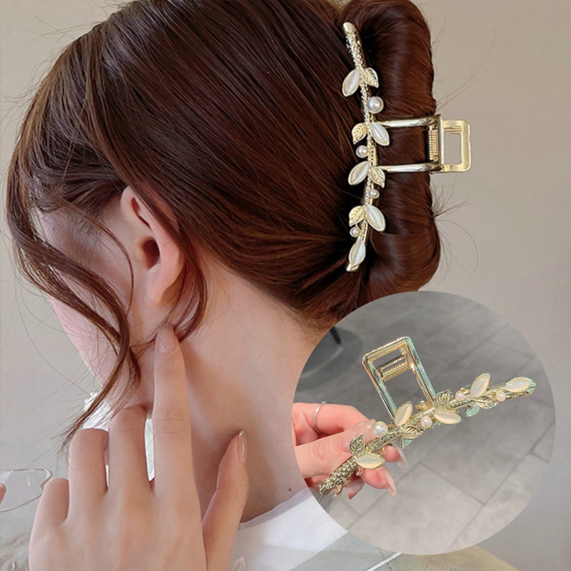 Kẹp Tóc Hình Chiếc Lá Thời Trang Cho Nữ