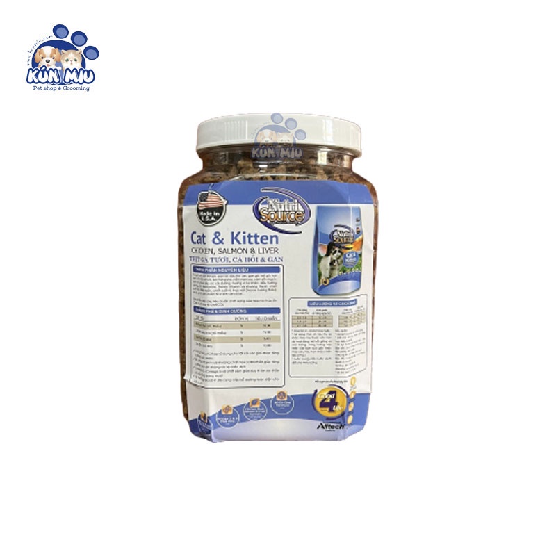 Hạt khô cao cấp cho mèo Pháp,Mỹ hộp 1kg